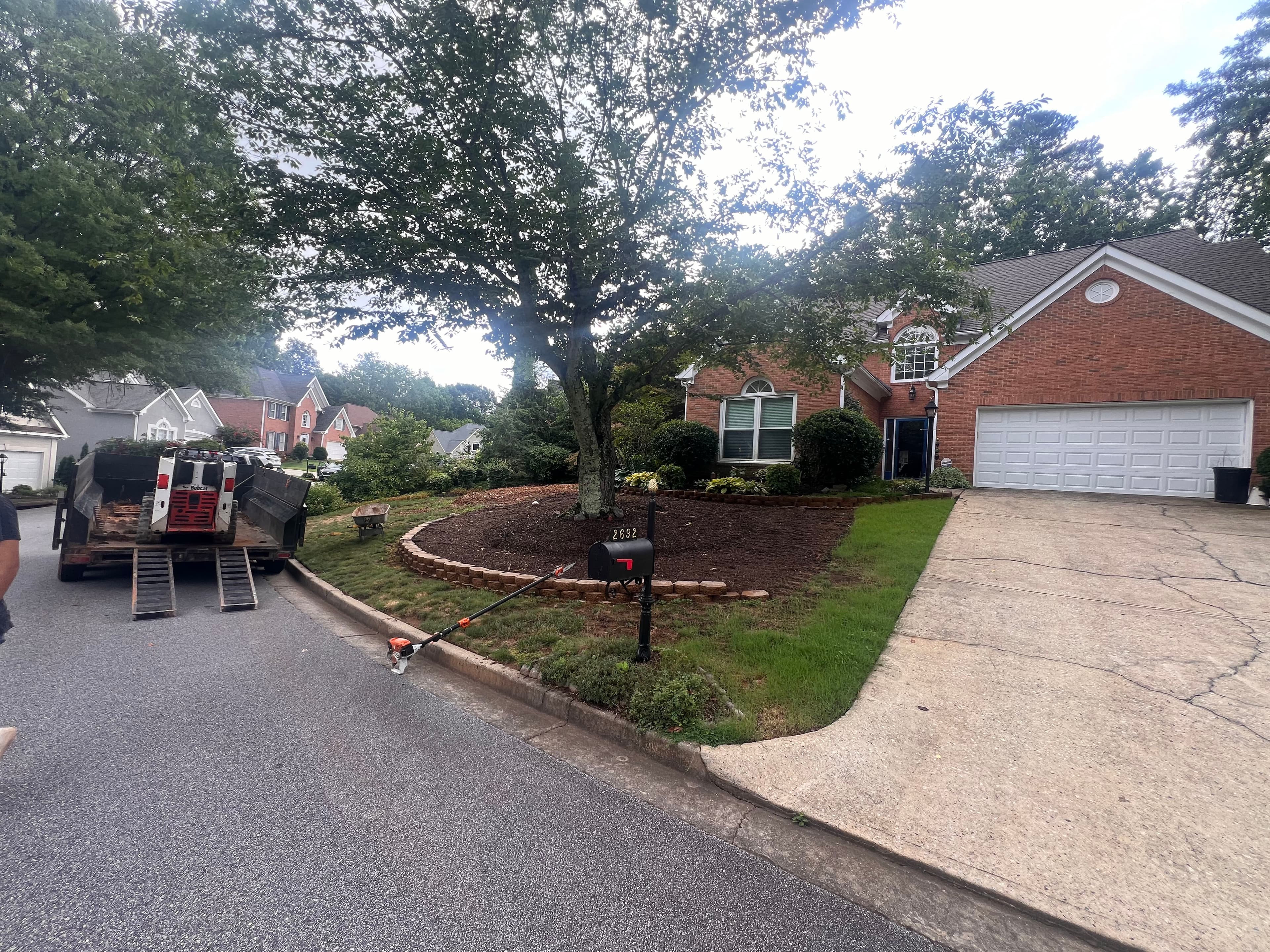 Project Fresh Sod Installation at Beautiful Neighborhood Home image