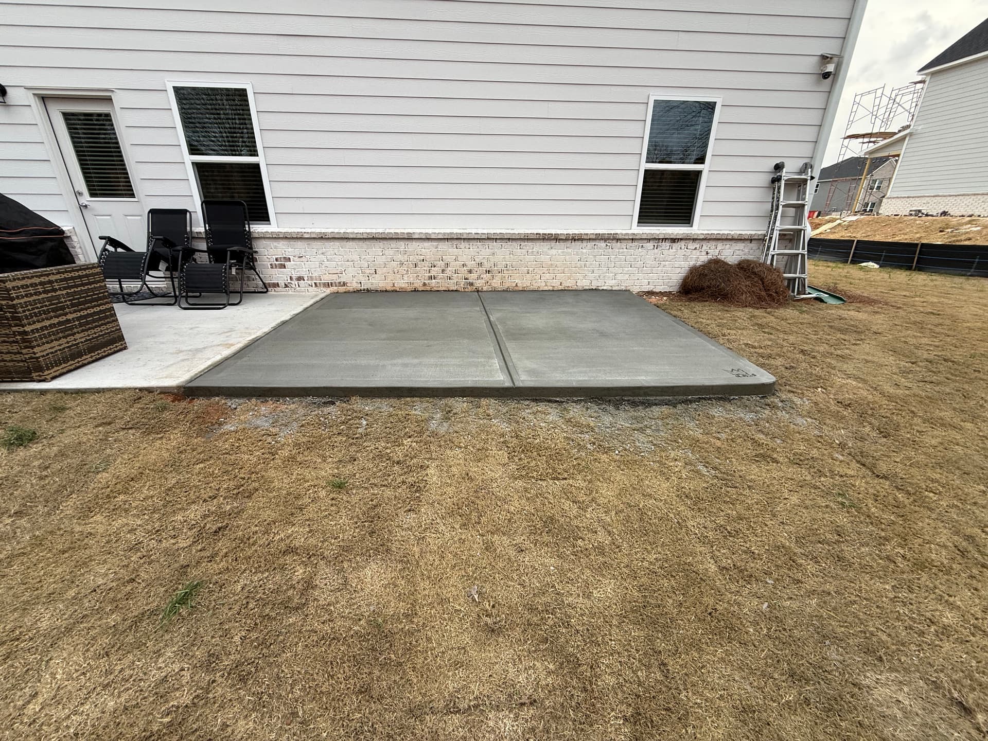 Gallery photos for Concrete Slabs Transform Backyard Patio: Image #1