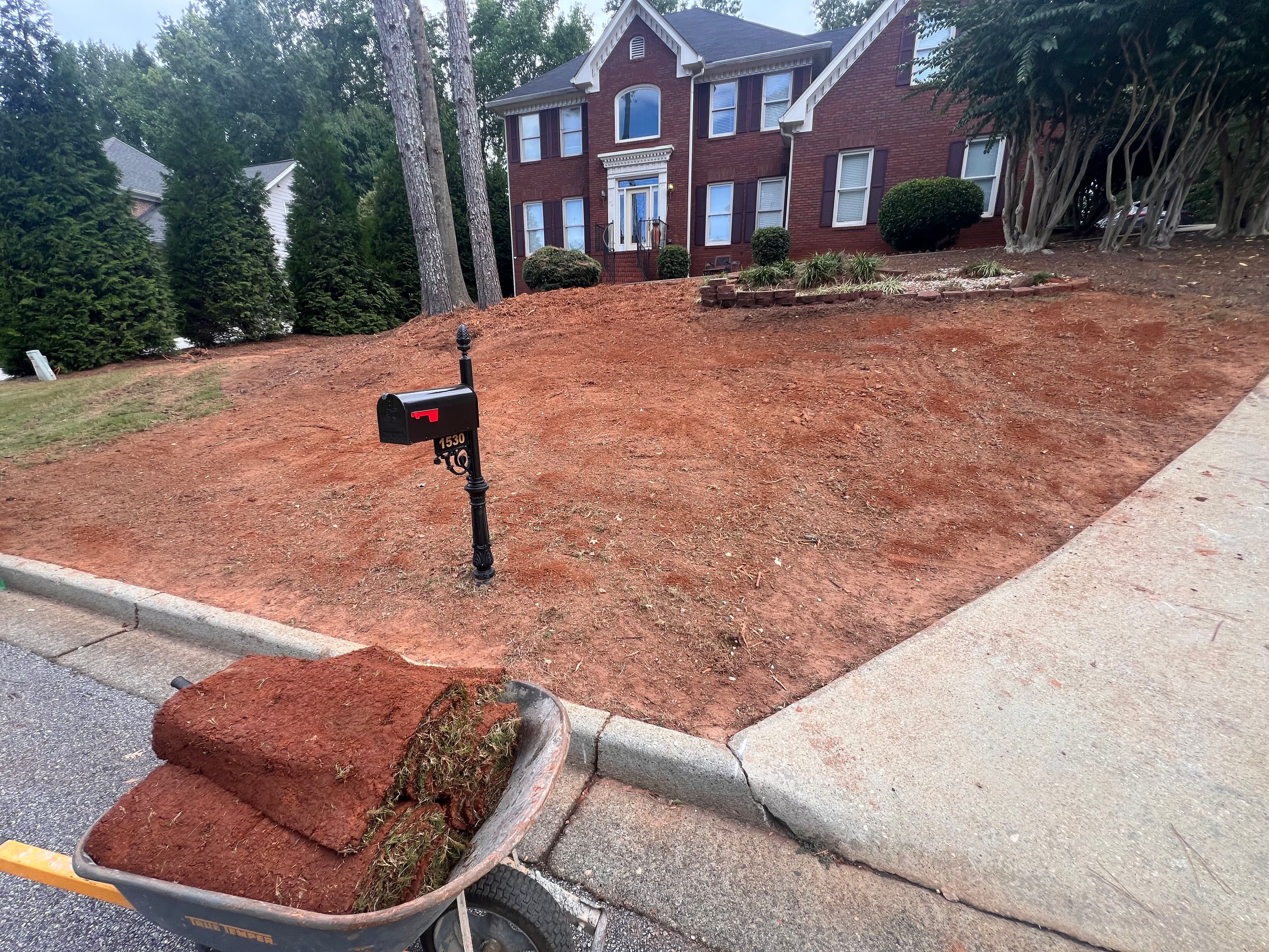 Project Lush Sod Installation at a Beautiful Home image
